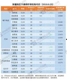 瓜州今日棉价,今日棉价行情一览